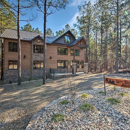 Broken Bow Lazy Dog Lodge With Hot Tub, Pool Table 외부 사진
