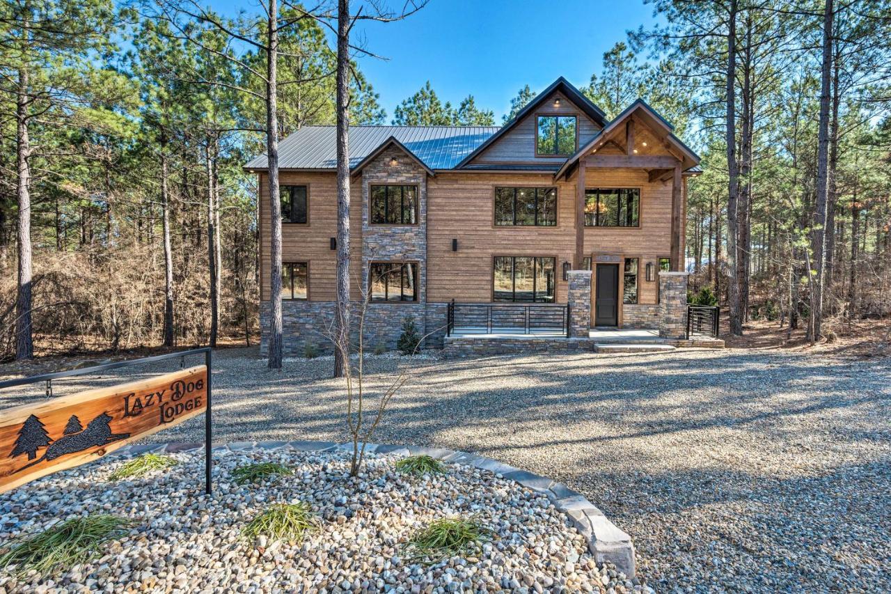 Broken Bow Lazy Dog Lodge With Hot Tub, Pool Table 외부 사진
