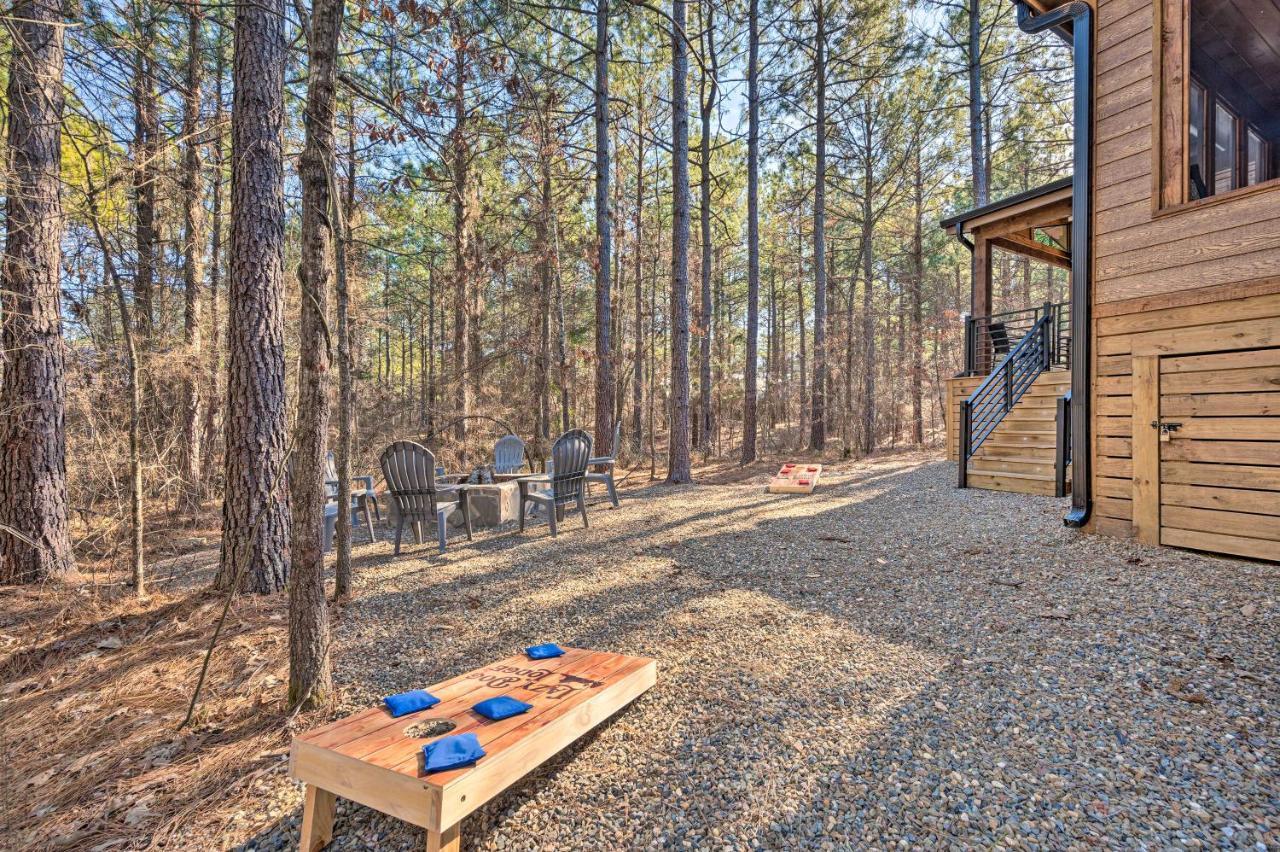 Broken Bow Lazy Dog Lodge With Hot Tub, Pool Table 외부 사진